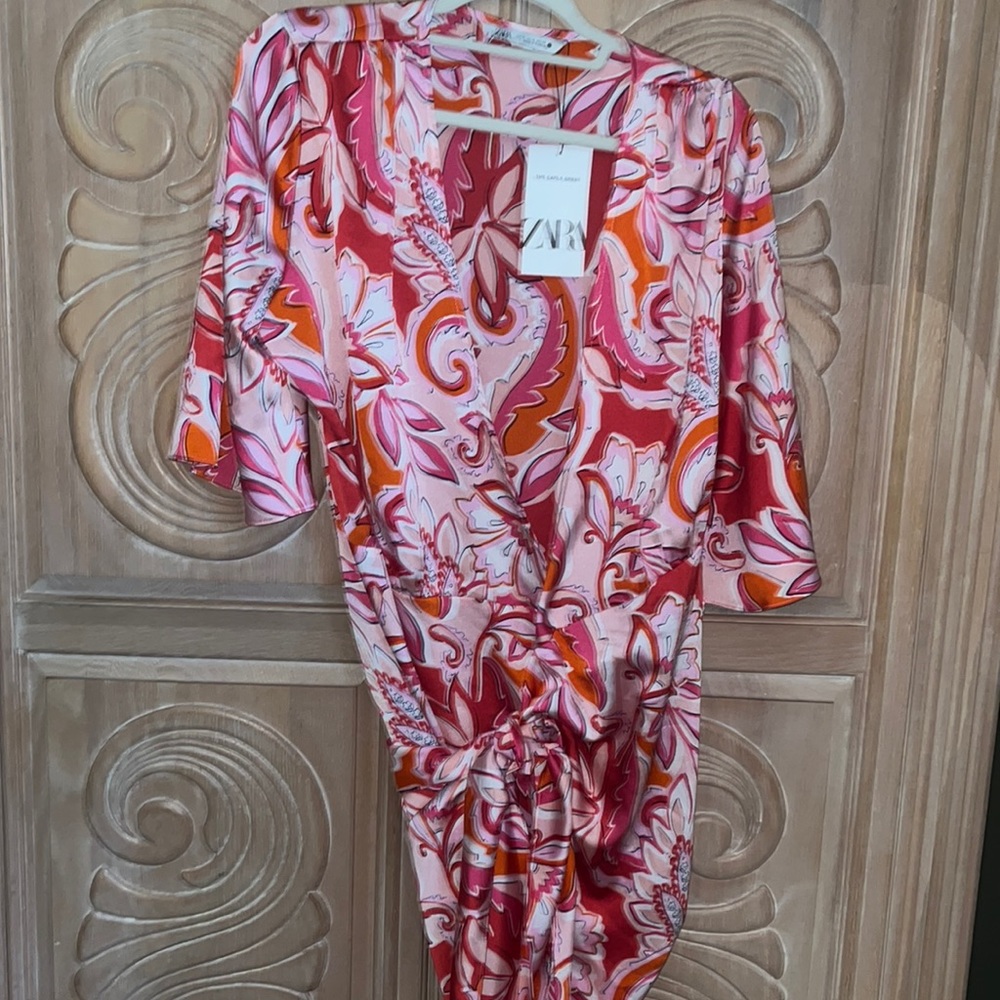 ZARA DRESS . Wrap style